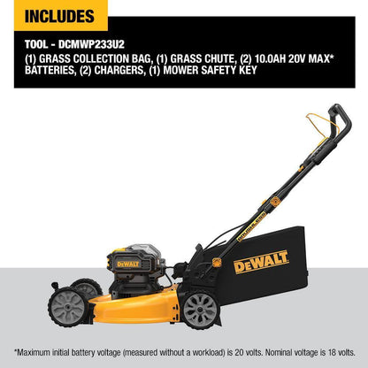 Like New - DEWALT 21.5 in. 20-Volt MAX Lithium-Ion Cordless Battery Walk Behind Push Mower