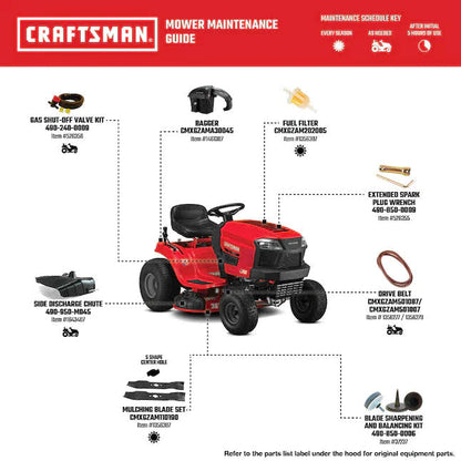 Craftsman T100 36-in 11.5-HP Riding Lawn Mower | CMXGRAM201302