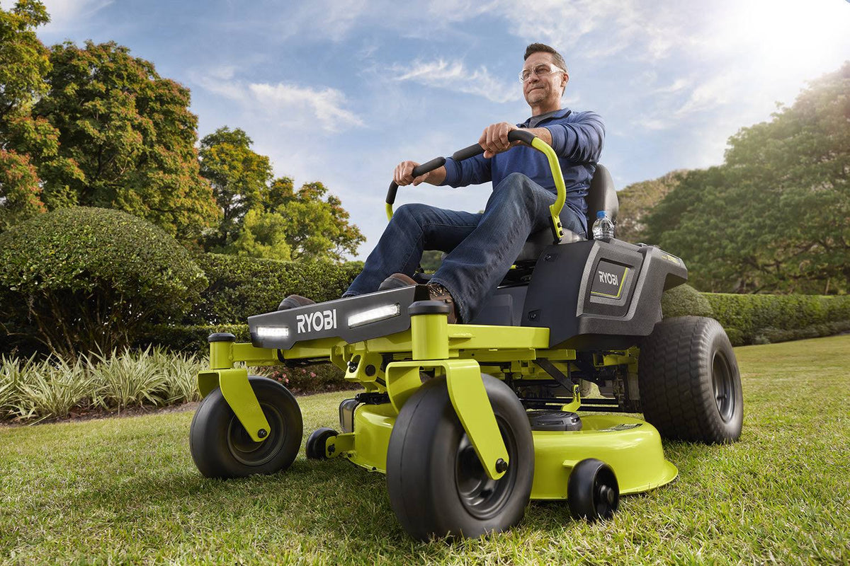 Ryobi 48V Brushless 54 in. 115 Ah Battery Electric Riding Zero Turn Mower