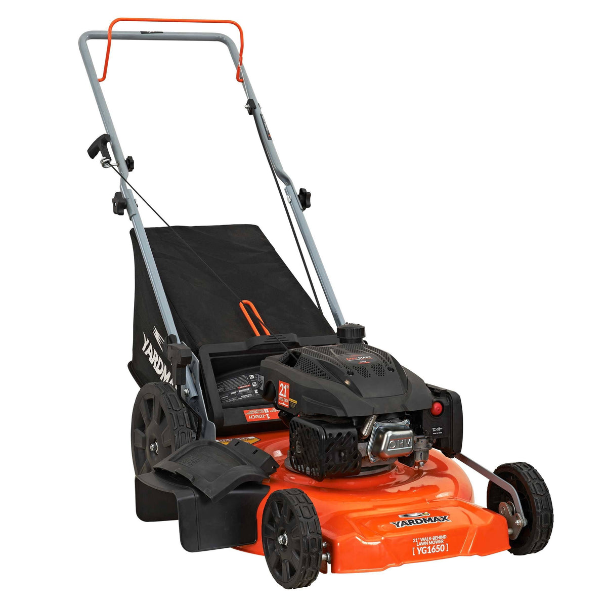 Yardmax - 21 in. 170cc 3-in-1 Gas Walk Behind Push Lawn Mower