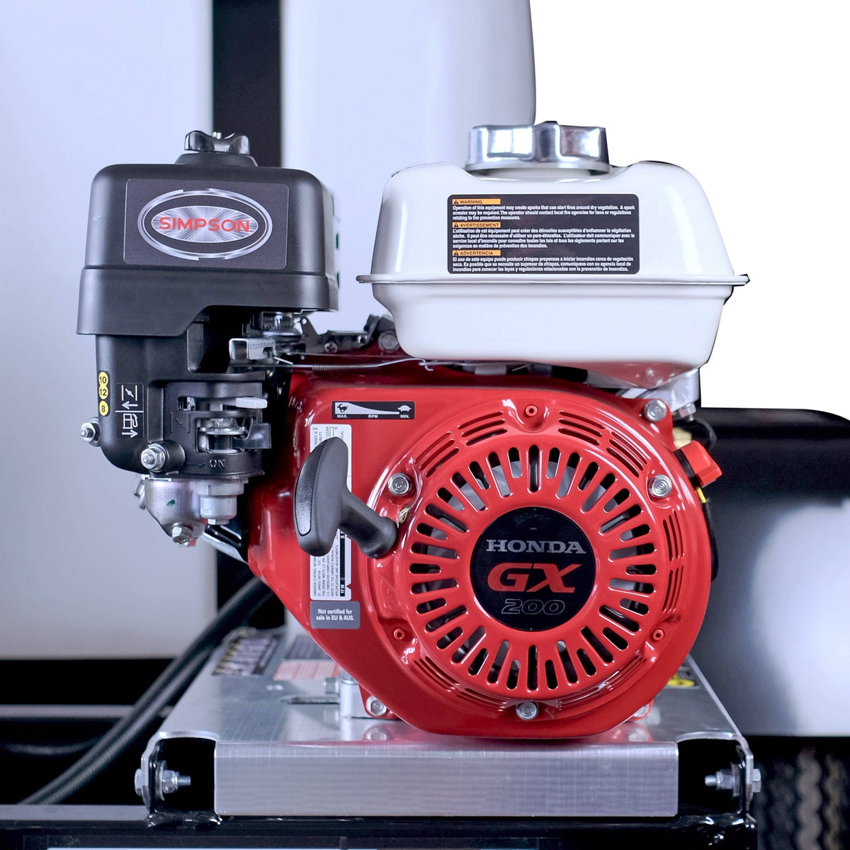 Simpson 95000 3200 PSI 2.8 GPM Cold Water Trailer Pressure Washer System w/ Honda Engine
