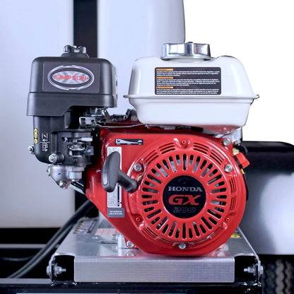 Simpson 95000 3200 PSI 2.8 GPM Cold Water Trailer Pressure Washer System w/ Honda Engine